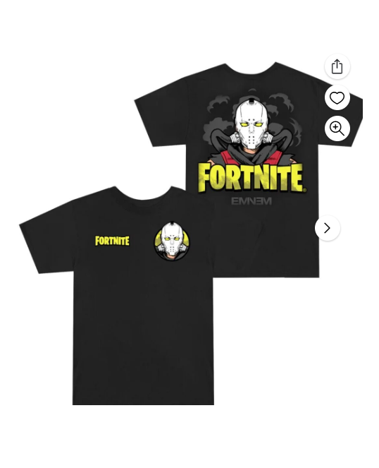 TSHIRT-Eminem x Fortnite Rap Boy Reloaded Two Sides Unisex T-Shirt L1111_11-image