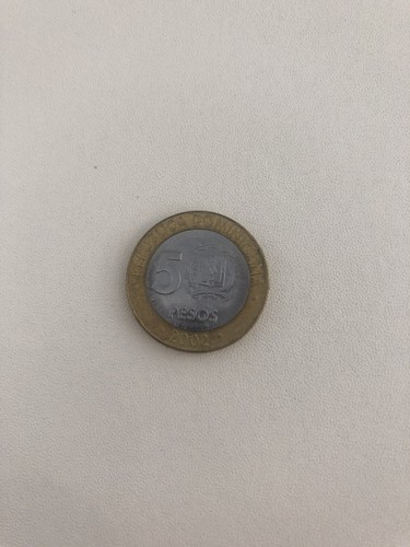 1 Dominican Republic 2002 5 Pesos coin - Picture 6 of 8