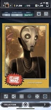 Topps Star Wars Digital Card Trader Tier 9 - Gold Priestess S4 Base - 100 cc