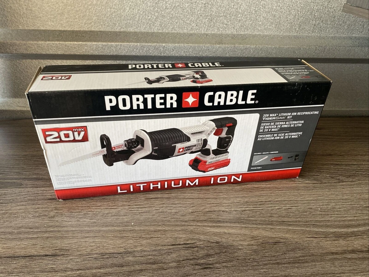 20 volt porter cable sawzall outlet
