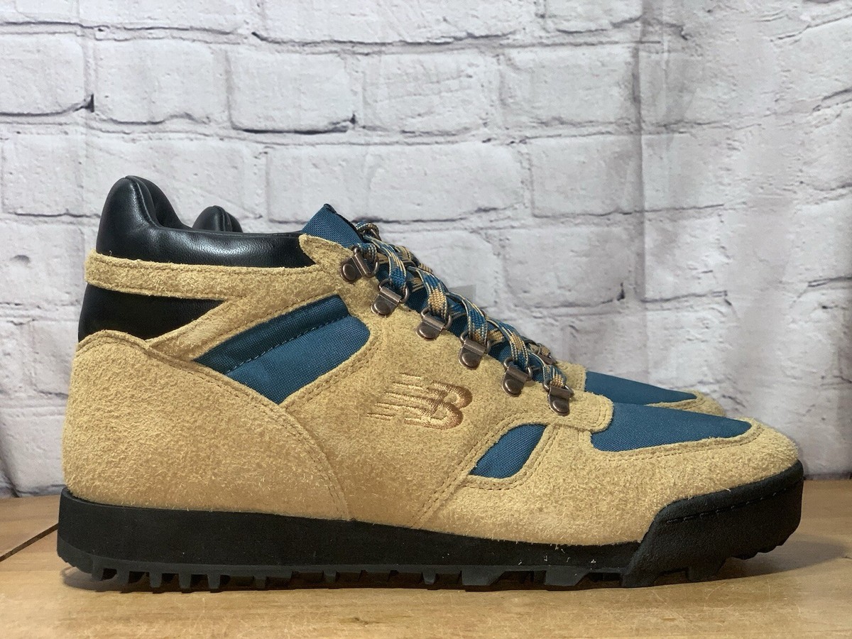 New Balance Rainier Tan Teal Suede Men display picture 3