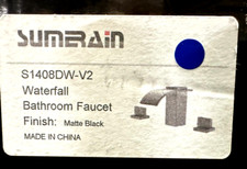 Bathroom Sink Faucet Black Waterfall Design