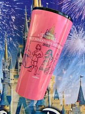 2022 Run Disney Princess Half Marathon Weekend Pink Tumbler Passholder Corkcicle