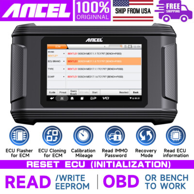 ANCEL EC500 Automotive Car ECM ECU Flashing Cloning Reset Initialization Tools