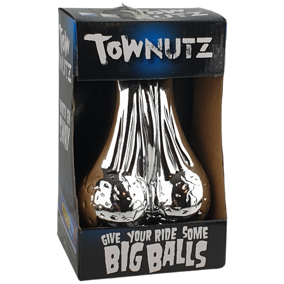 New Chrome Tow Nutz Novelty Nuts Ball Sack Car Truck Trailer Novelty