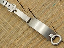 NOS Unused Stainless Steel Watch Band with Buckle Vintage Ring End Ladies Gemex
