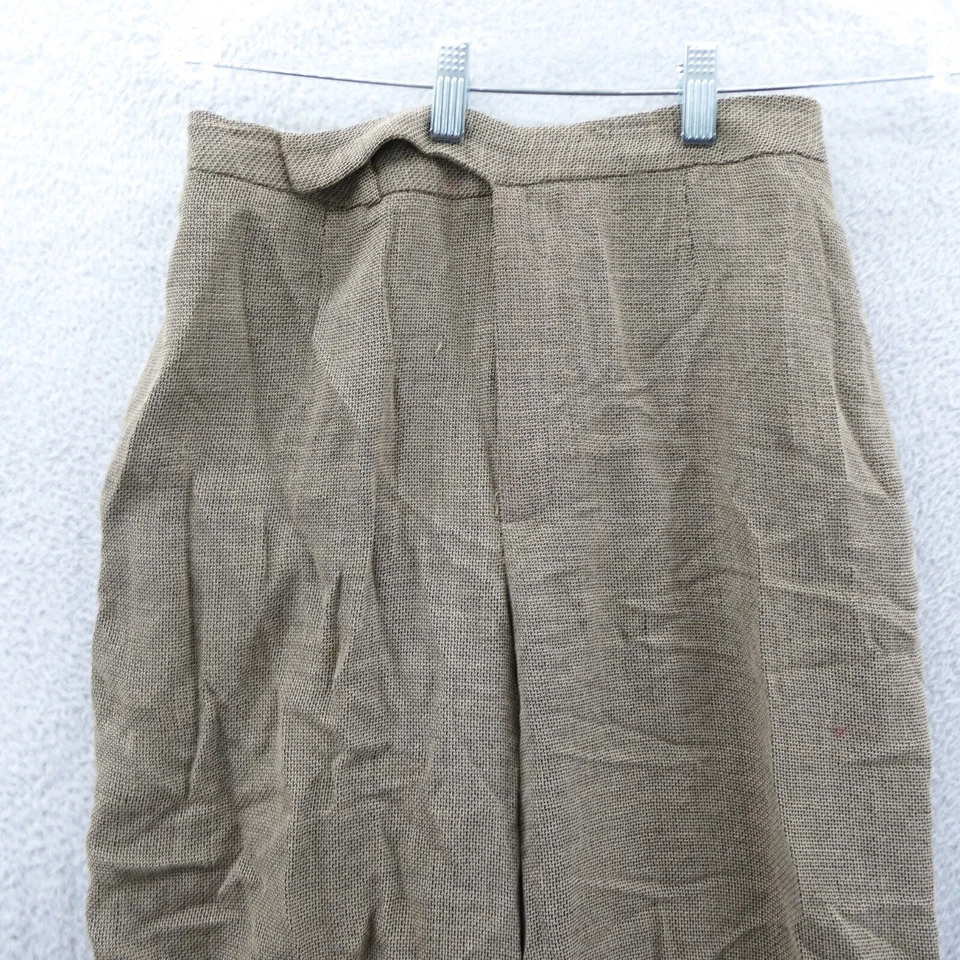 Pantalones de vestir Ellen Tracy 4 para mujer 28x32 caqui pantalones traje 28 x 32 Allard vintage Foto 3 de 4