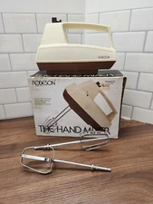 Vintage ROBESON 3 Speed HAND MIXER  Venture 03-0404-32 1113190 - SEE VIDEO