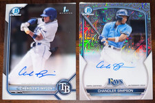 2022-23 Bowman Chrome 1st Auto Mojo Refractor RC Chandler Simpson🔥🔥🔥