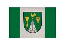 Aufnäher Wusterhusen Fahne Flagge Aufbügler Patch 9 x 6 cm