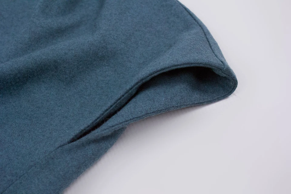 Vestido túnica de lana verde oscuro JIL SANDER, talla EU 36, UK 10, US 6 Foto 4 de 4