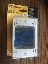 WIREMOLD - ON-WALL - PVC - EXTRA DEEP BOX - NMW35 - WHITE