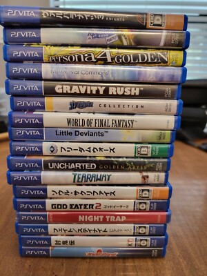 PS Vita Game Lot (One Sealed, 6 Japanese) | eBay
