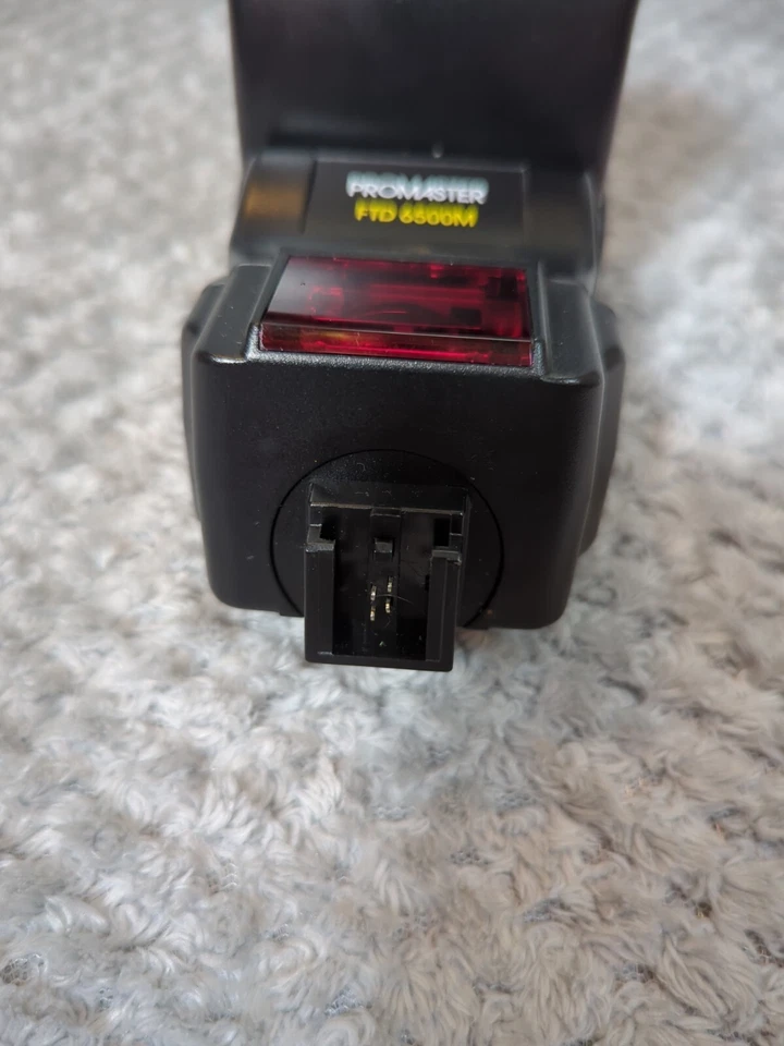 Promaster FTD 6500M TTL Shoe Mount Flash for Canon EOS *Tested & Working* - Image 4 of 4