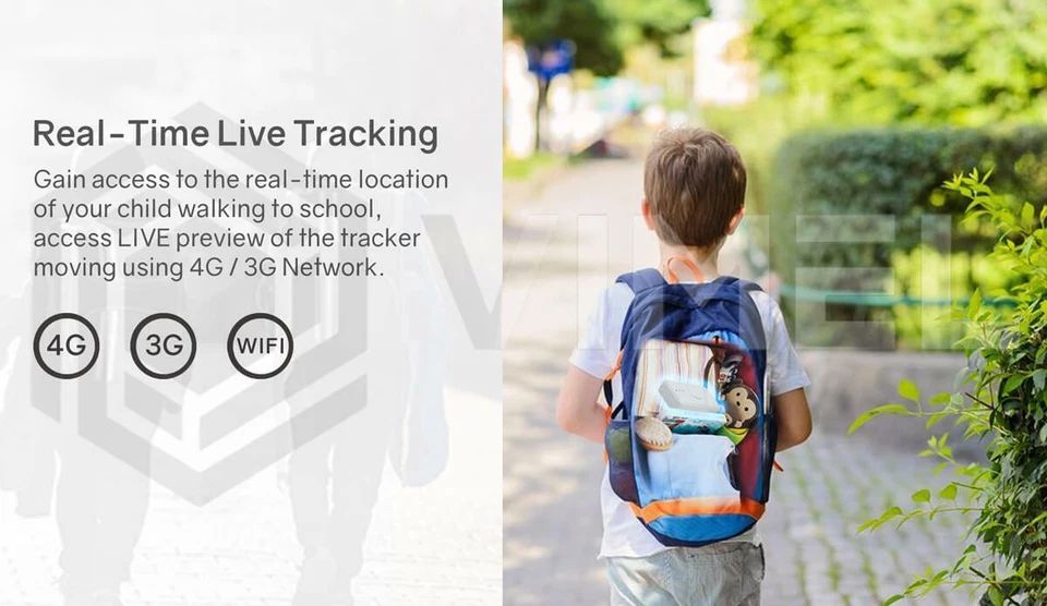 4G Personal GPS Tracker Kids Elderly Portable Geo-Fence SOS Alarm System - Image 3 of 4