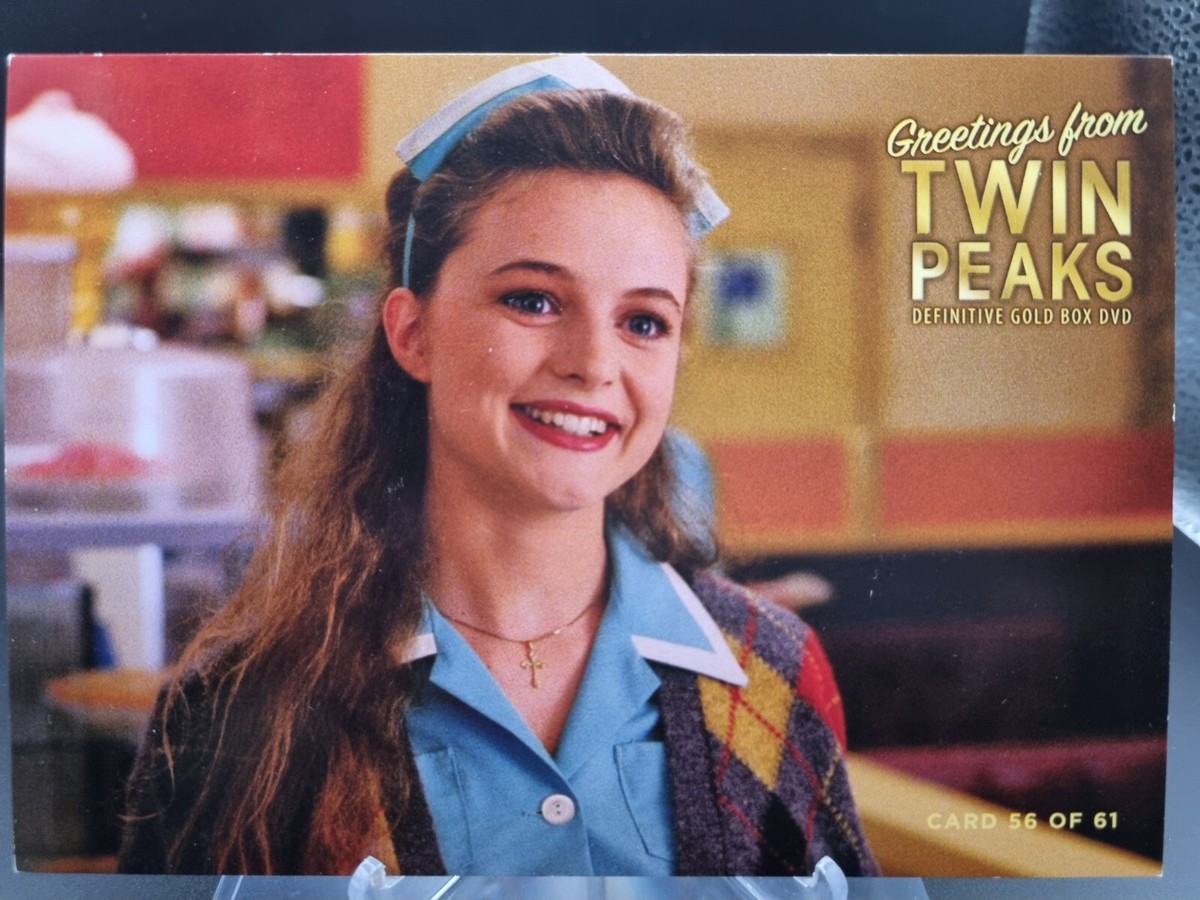 TWIN PEAKS - RARE GOLD BOX DVD POSTCARD No.56 - ANNIE BLACKBURN