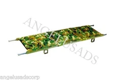 Emergency Folding Portable Camouflage Stretcher Aluminum Mobile EDJ-006B MAYDAY