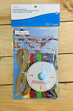 NEW Friendship Bracelet Making Craft Jewelry Kit, Colorful Floss, Creatology