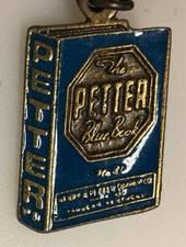 Henry A. Petter Supply Company Blue Book Paducah Kentucky Vintage Keychain