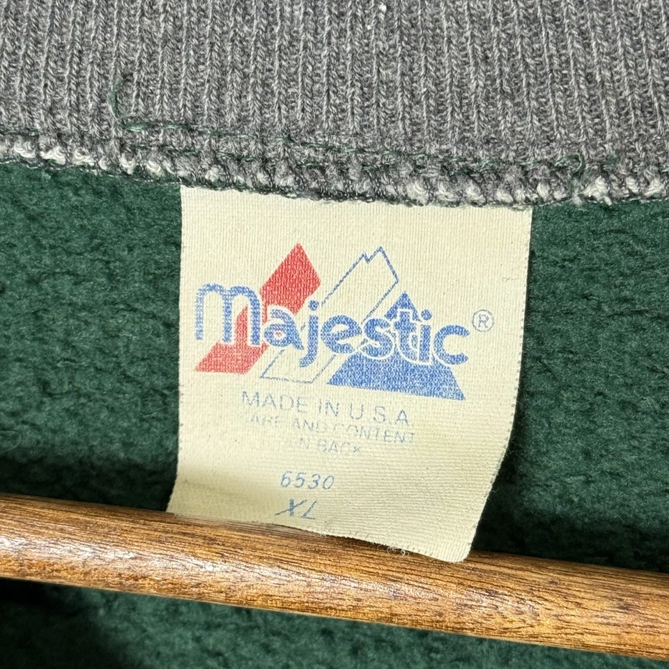 Moletom Vintage Green Bay Packers XL 24x27 Superbowl Varsity Bomber Majestic - Imagem 3 de 4