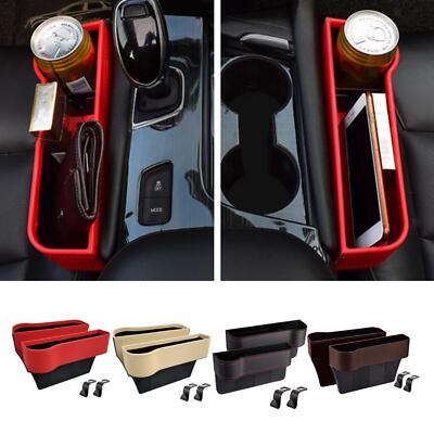 Autositz Lückenfüller Organizer Aufbewahrungsbox für Handys Schlüssel Karten Brieftaschen