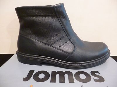 Jomos Stiefel Stiefeletten Winterstiefel Boots schwarz Leder