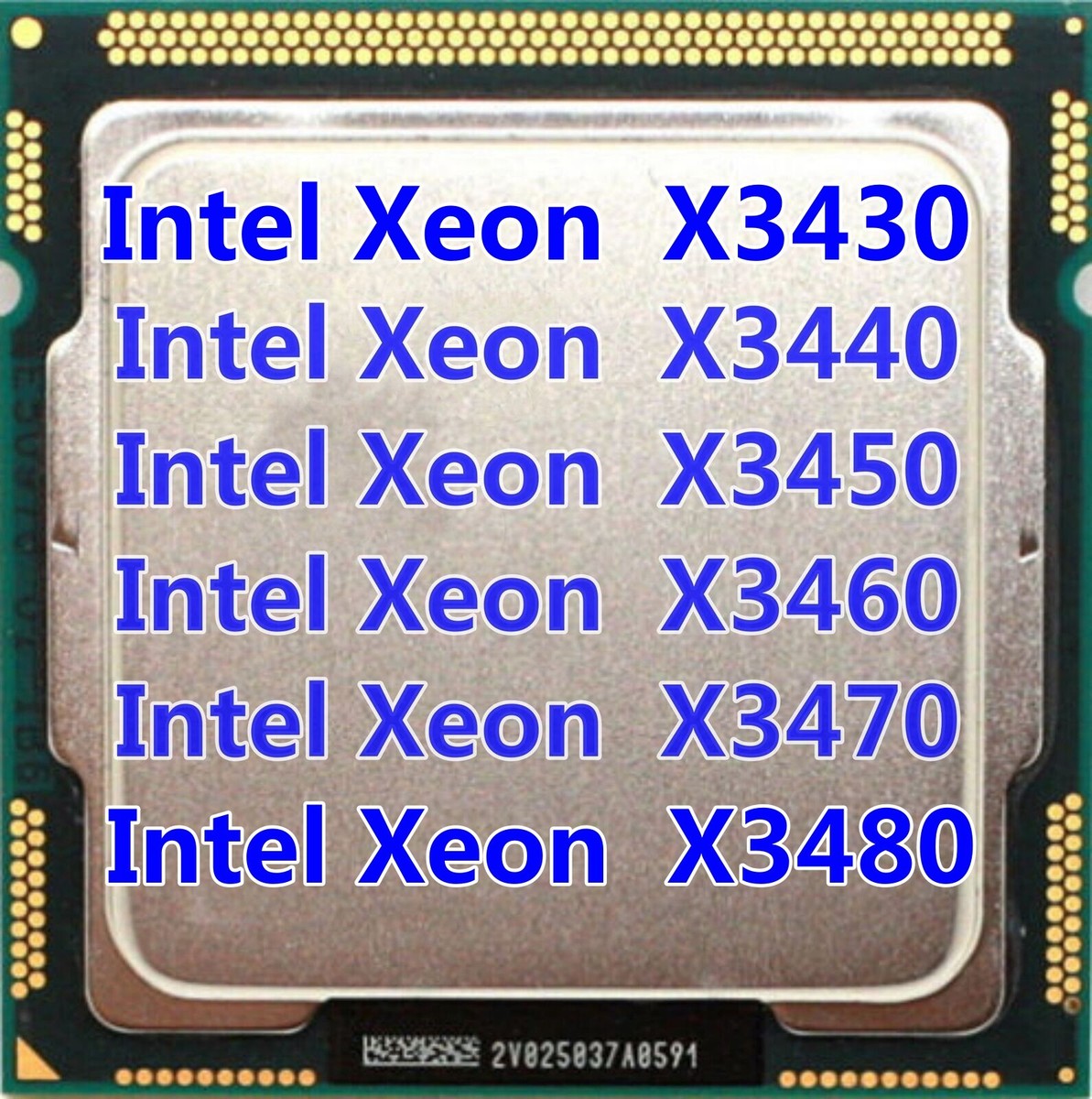 Intel Xeon X3430 X3440 X3450 X3460 X3470 X3480 LGA1156 CPU Processor TLC LOT