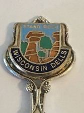 Stand Rock Wisconsin Dells Vintage Souvenir Spoon Collectible