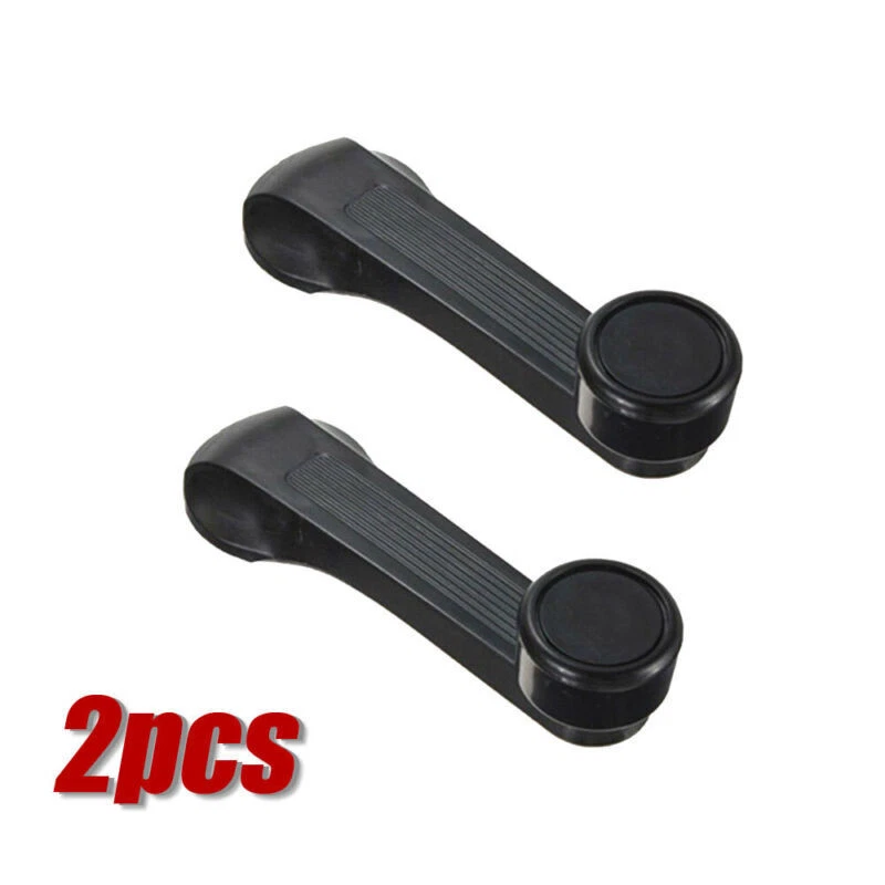 2pcs Car Window Winder Crank Door Handle Black Fit For Honda Civic 1984-2000 - Image 3 of 4