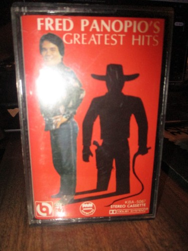 Fred Panopio Greatest Hits Philippinen Import Kassette Papier Etikett schwarz gold fast neuwertig