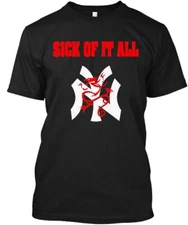 Limited New Popular Sick of It All American Retro Classic Art Logo T-SHIRT S-4XL