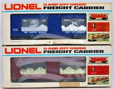 Lionel 6-9349 O Gauge Gold Bullion & Lionel 6-9319 O Gauge TCA-1979 Silver Car