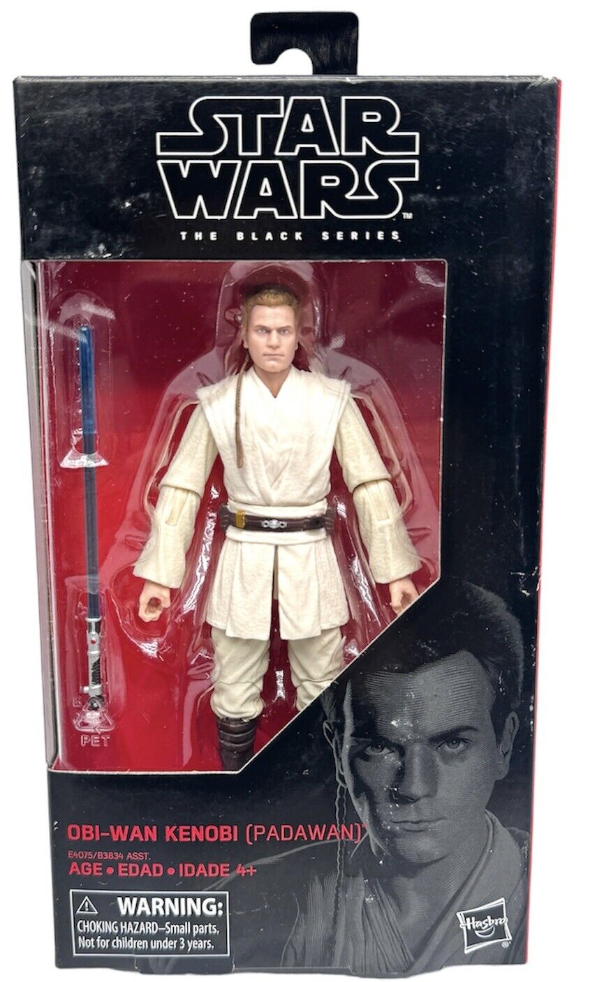 Star Wars Black Series Obi-Wan Kenobi Padawan #85 Figure Box Wear 2018 New