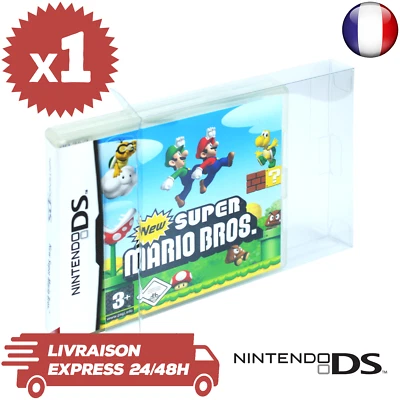 1 Boitier de Protection Crystal box Jeux Nintendo DS 0,3mm Neuf