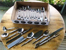 31 MCM Winthrop W.M. Dalton Japan Flatware Stainless Set Serving Pieces new