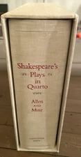 William Shakespeare's Plays in Quarto (1981) Huge Facsimile Edition Book