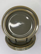 DANSK SIROCCO SPRUCE GREEN SALAD PLATES SET OF 4~EXCELLENT CONDITION 