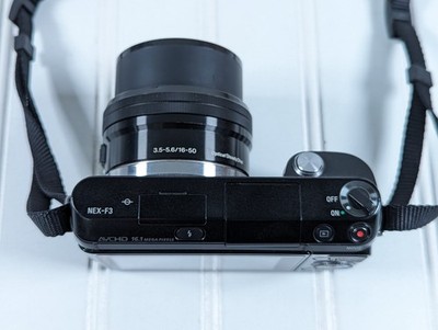 Sony Alpha Alpha NEX-F3 16.1MP Digital Camera - Black (Body Only