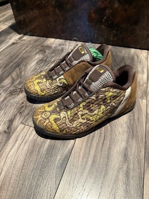 Nike Air Zoom E-Cue Sb Maplewood Green Curry Graffiti Yasutaka Art 305996-231 9