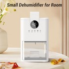 Portable 1L Dehumidifier For Home Bedroom Bathroom RV Auto Shut Off US HG