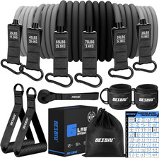 Heavy Resistance Bands for Working Out, 300Lbs/360Lb/420Lb Exercise Bands Workou