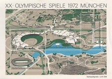 SA22n Germany 1972 Olympic Games Muenchen mint minisheet