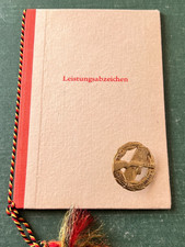 DDR Orden & Urkunde Leistungsabzeichen der Grenztruppen - September 1968