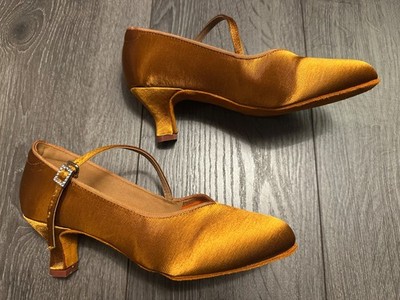 Standard Tanzschuhe dark tan * Gr. 37 * Tanz-Schuhe * 5,5 cm Absatz * NEU