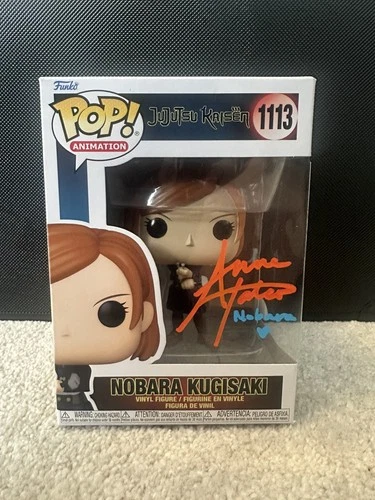 Funko Pop Jujutsu Kaisen Nobara Kugisaki 1113 Autographed JSA COA W/ Protector