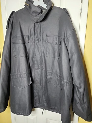 Rothco M-65 Field Jacket Bl;ack Mens 2XL Regular Quilted Liner Military... image 4