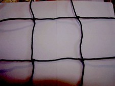 12' x 6' BLACK SQUARE MESH NYLON NETTING 4"  36 VOLLEYBALL BASKETBALL BARRIER