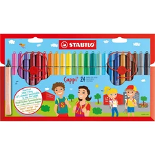 Stabilo Cappi Felt -Tip Pens, 24pcs.