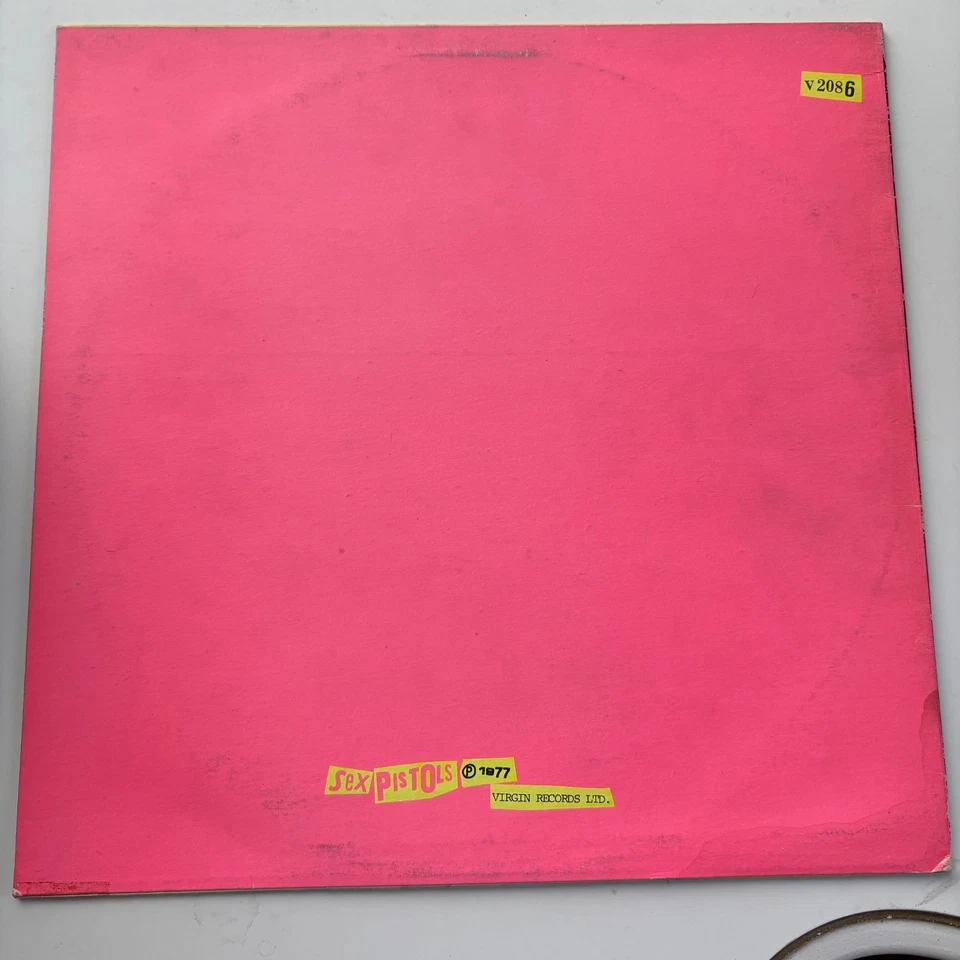 Sex Pistols Never Mind The Bollocks UK 1977 V2086 A3B3 First Edition First 1000 Foto 2 de 4