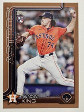 2025 Topps Update BRYAN KING RC Gold Parallel #'d 135/2025 #US183